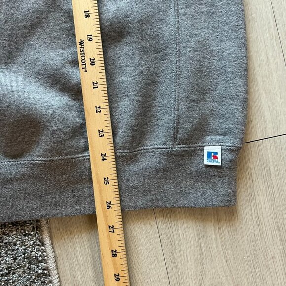 Texas longhorns Russell Athletics Crewneck Sweater men’s Large Gray Embroidered - Picture 6 of 6